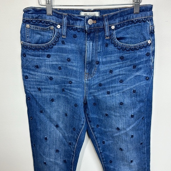 Madewell The High-Rise Slim Boyjean: Beaded Edition 28 - Picture 5 of 9